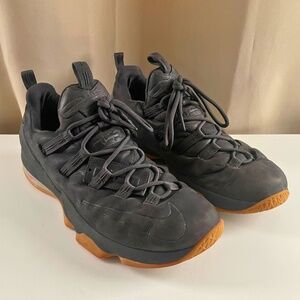 Mens Nike LeBron 13 Low Premium Anthracite Grey Size 11.5 Used No Box